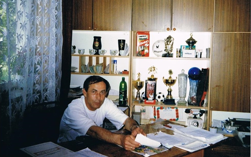 Prezes klubu sportowego w Pustyni - Aleksander Niedbalec
