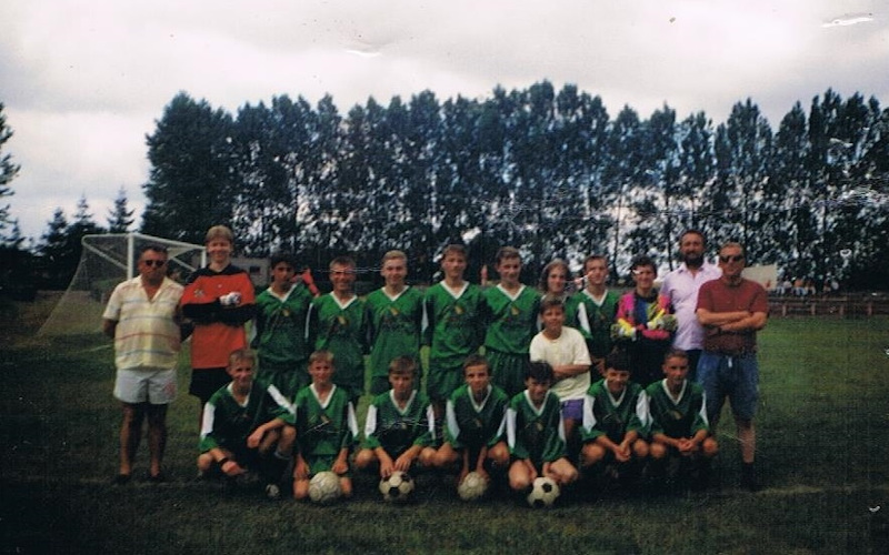 Drużyna piłkarzy