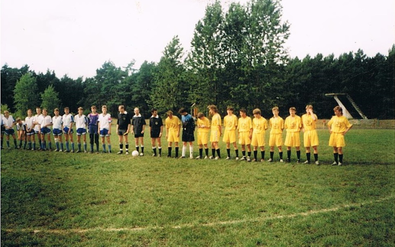 Drużyna piłkarzy