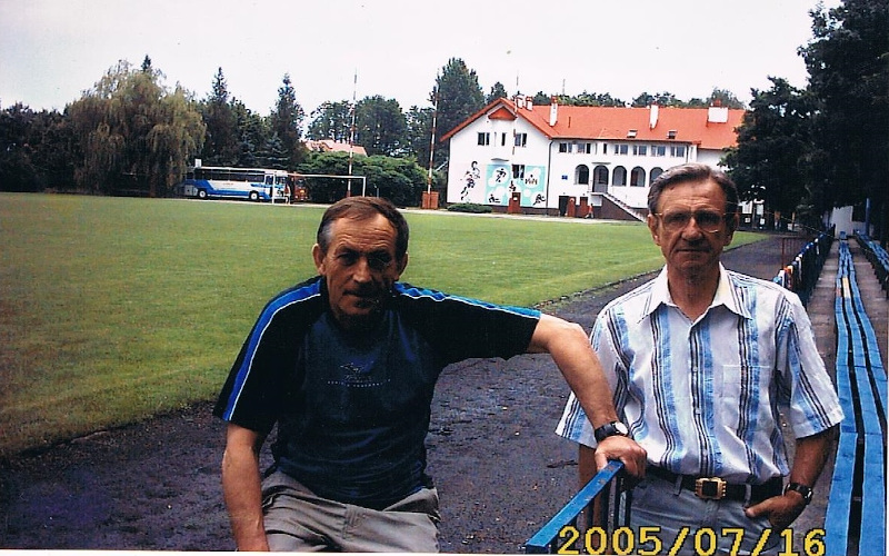 Prezes Aleksander Niedbalec z Prezesem Klubu Bichor Oradea Sandu Muta