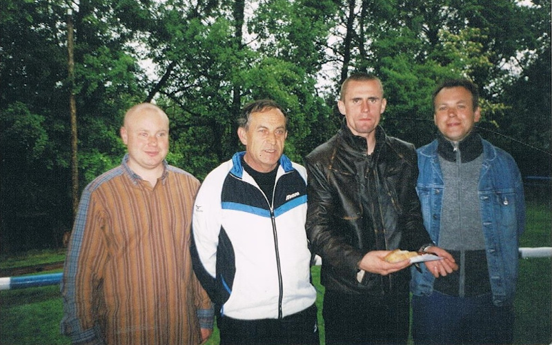 Aleksander Niedbalec, Roman i Andrzej Mazur z Sewerynem Gancarczykiem
